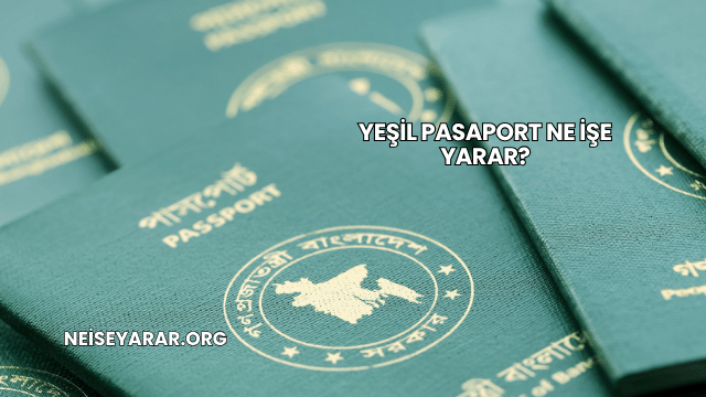Yeşil Pasaport Ne İşe Yarar?