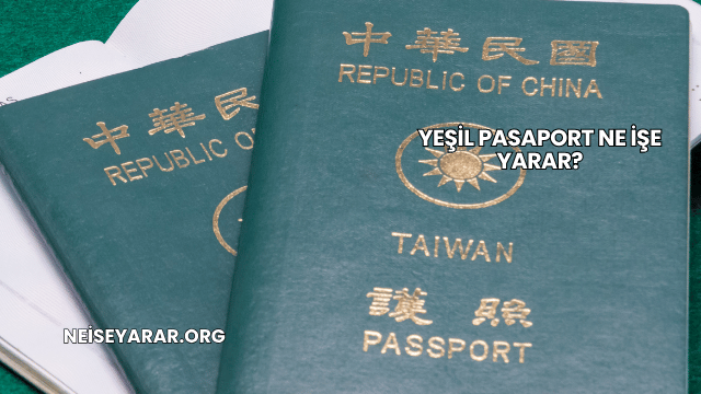Yeşil Pasaport Ne İşe Yarar?