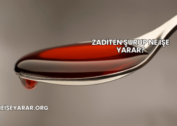 Zaditen Şurup Ne İşe Yarar?